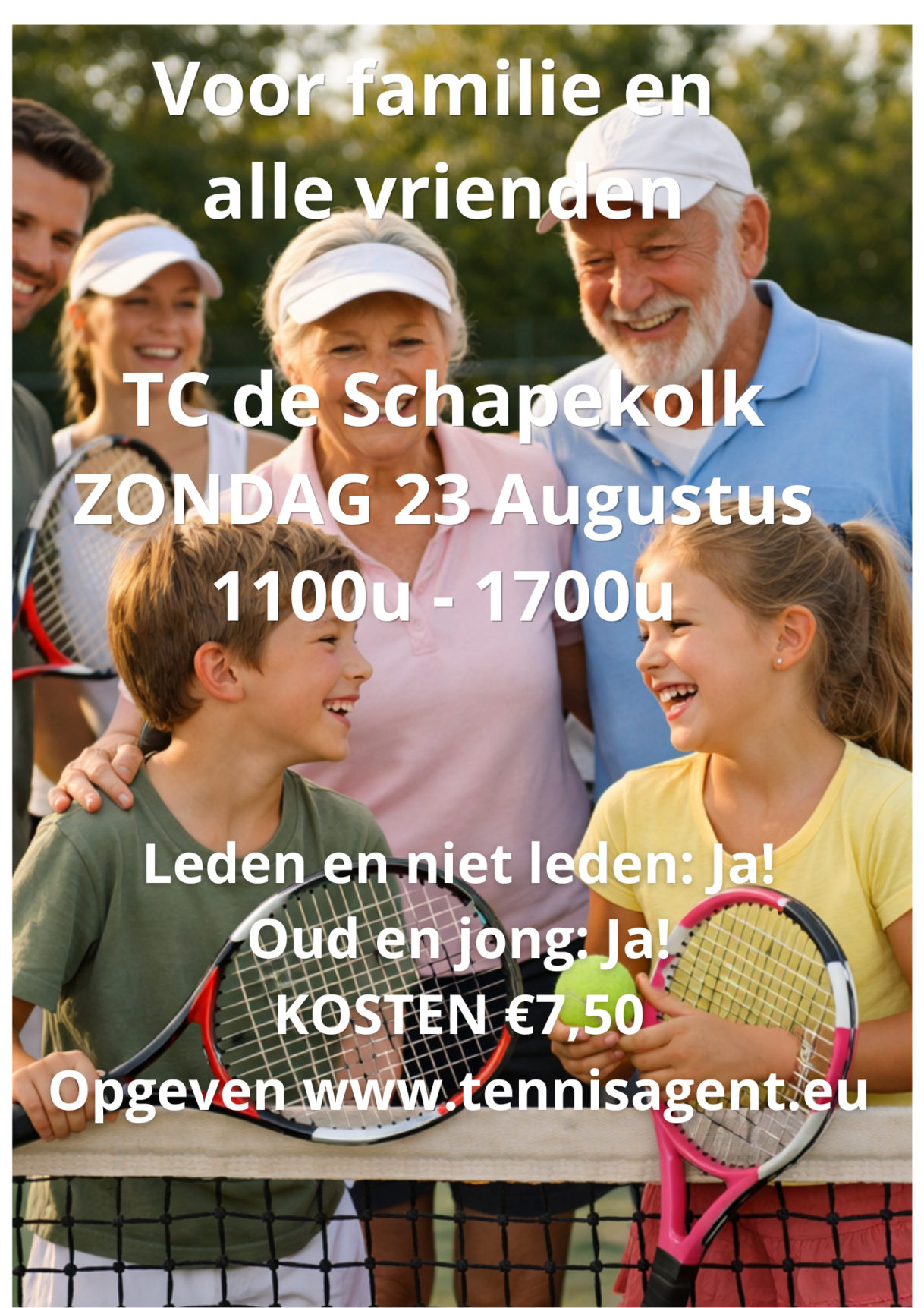 Familie en Vriendentoernooi TC de Schapekolk